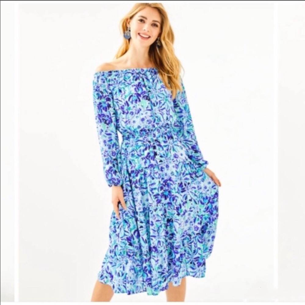 NWOT Lilly Pulitzer Jennie Midi Dress